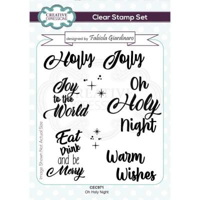 Creative Expressions Fabiola Giardinaro Clear Stamps - Oh Holy Night